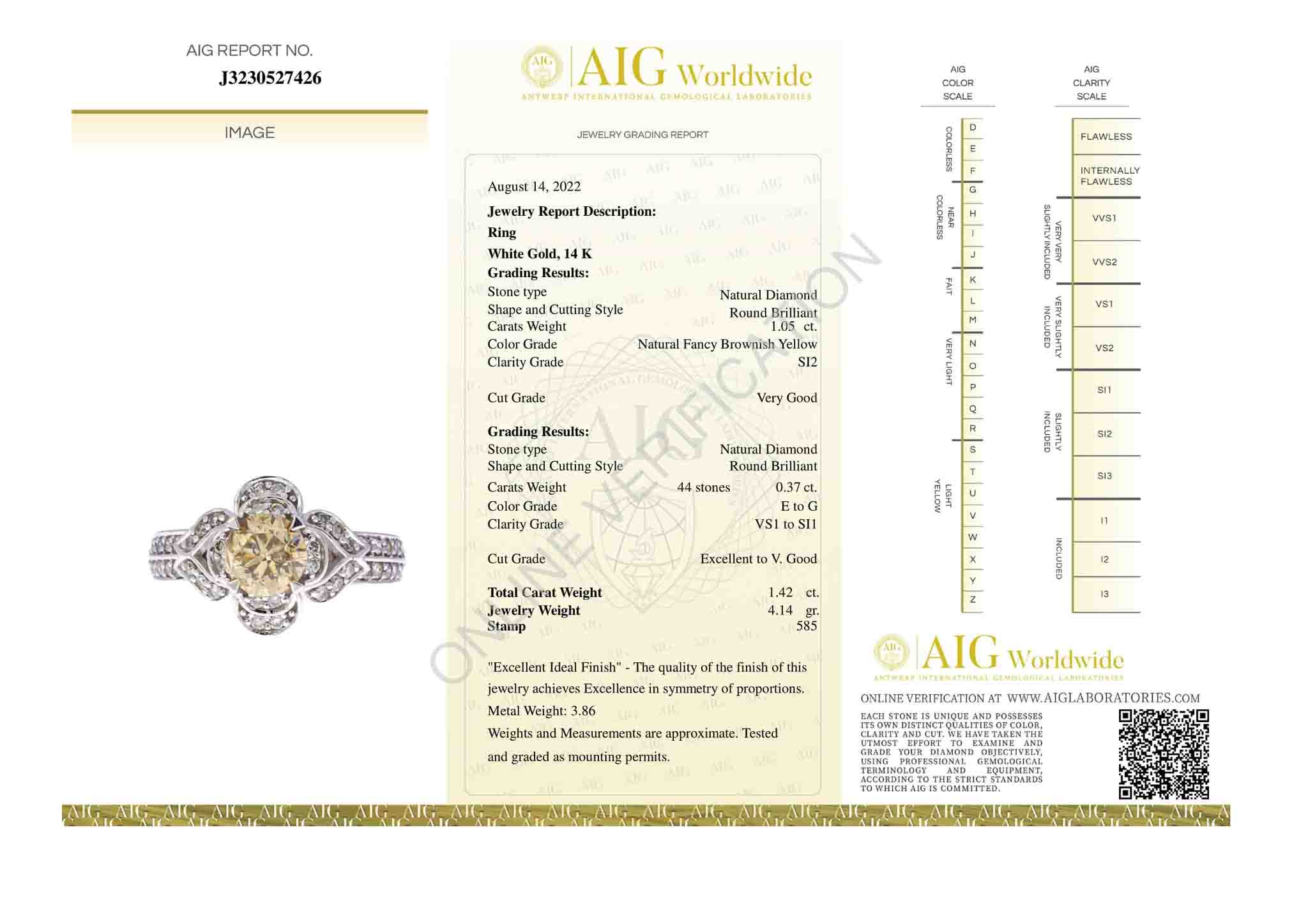 Gouden ring met diamanten