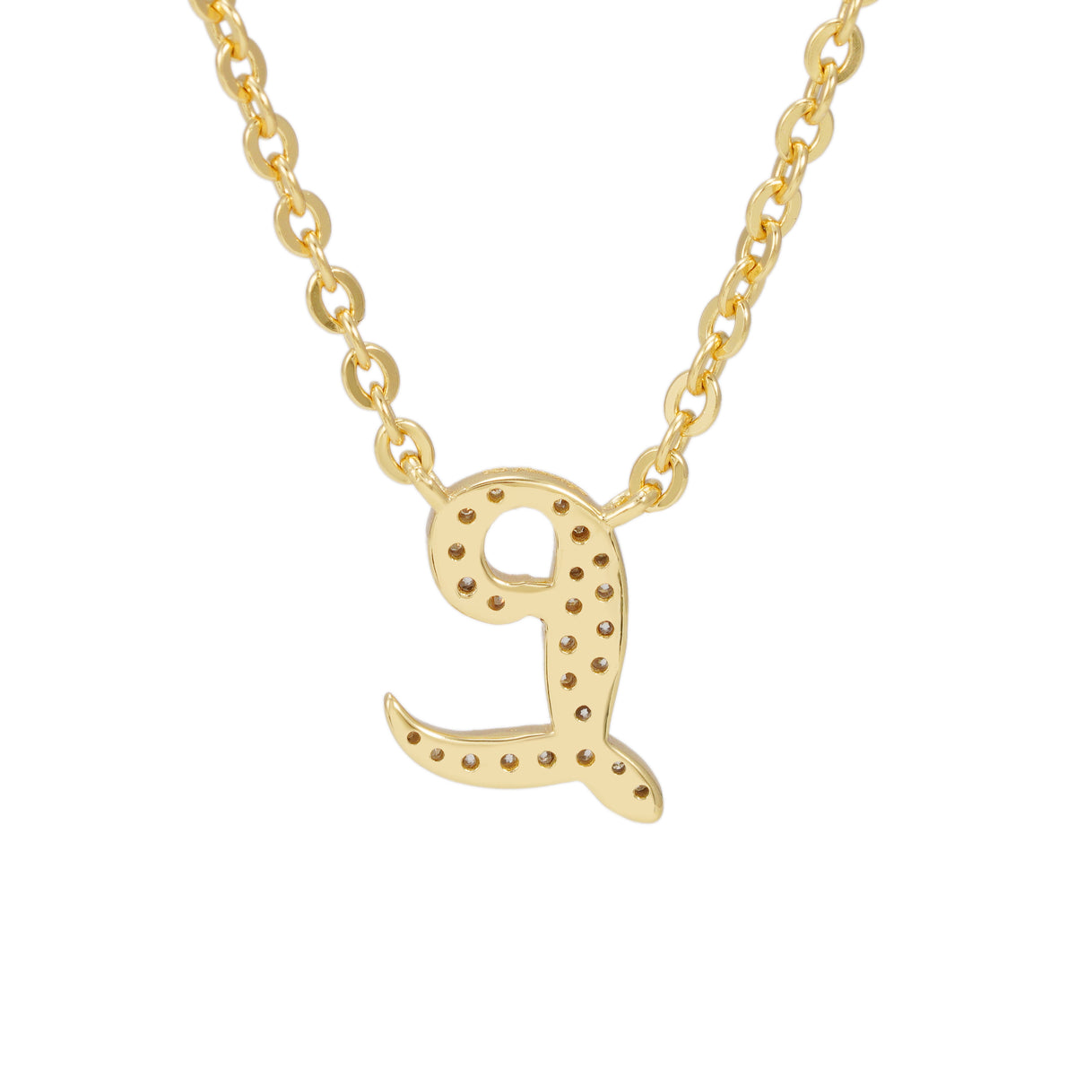 Collier met letter hanger L