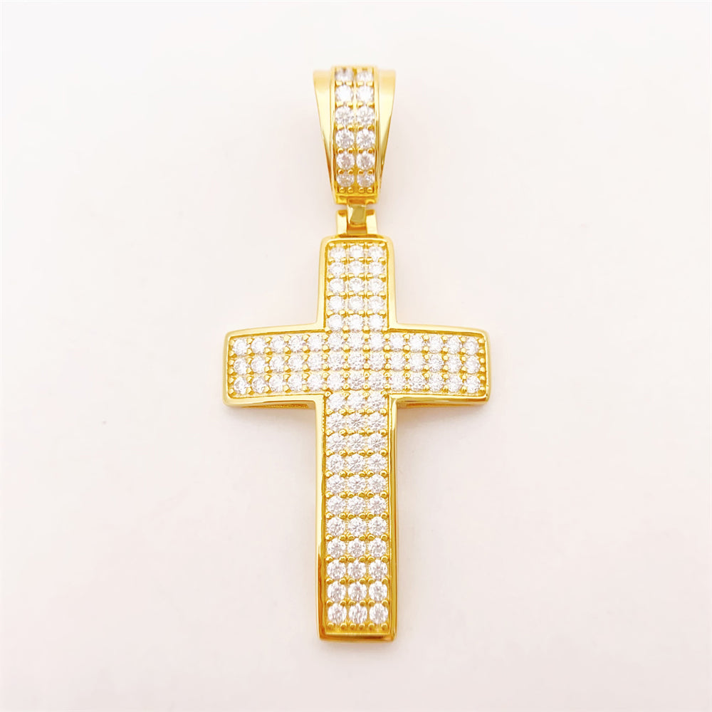 Kruishanger met gezette briljanten van hoge kwaliteit