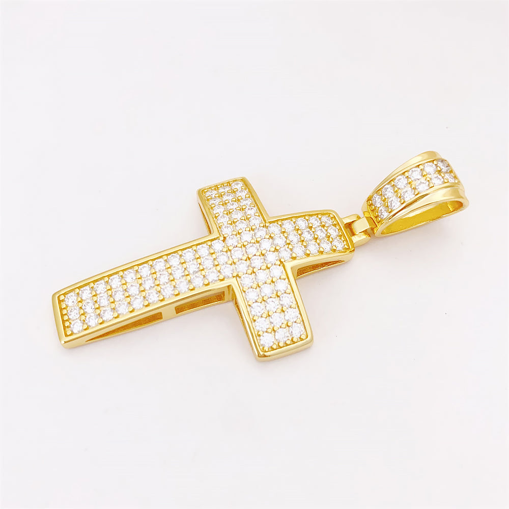 Kruishanger met gezette briljanten van hoge kwaliteit