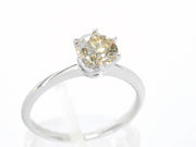 18k witgouden solitair, natuurlijke diamant 1.01 ct — foto 4