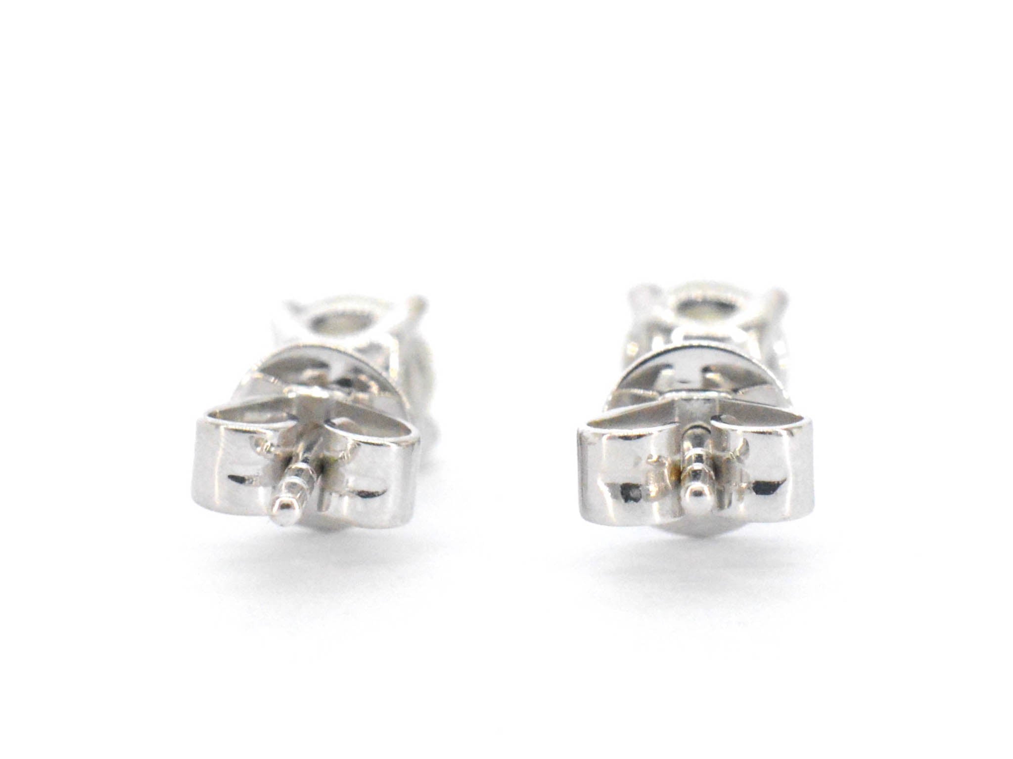 Witgouden oorbellen met diamanten – 1.00 ct