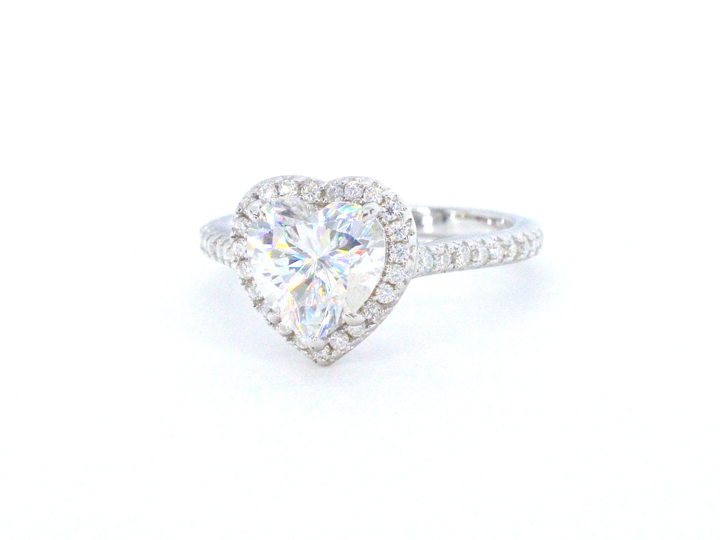 Witgouden oorbellen met diamanten – 1.00 ct