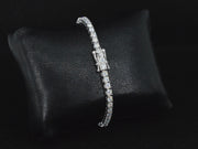 Zilveren tennisarmband, moissaniet 5.50 ct — foto 2