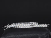 Zilveren tennisarmband, moissaniet 5.50 ct — foto 1