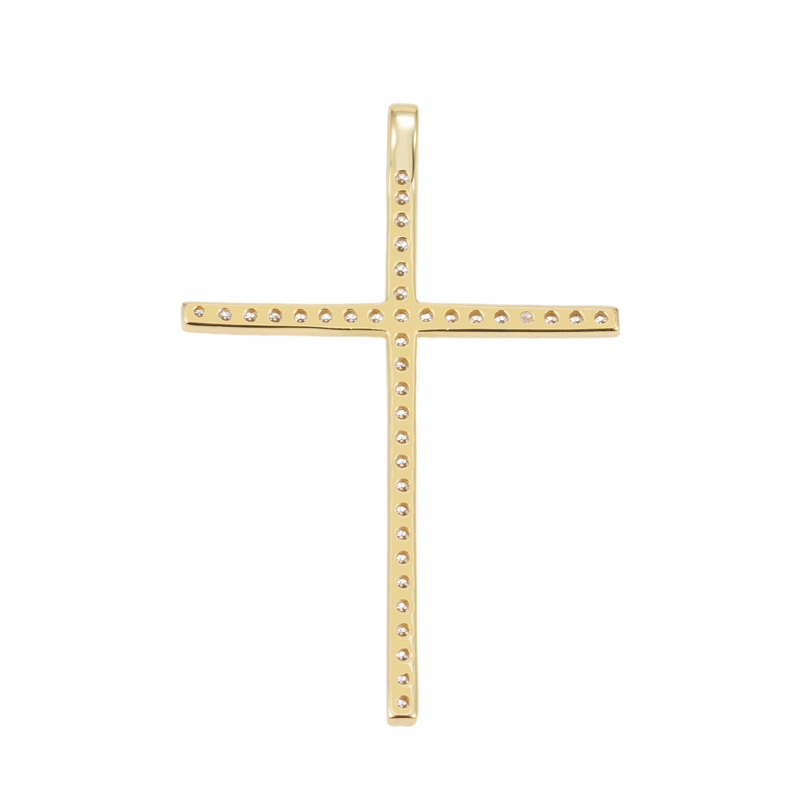 Goudkleurige hanger kruis