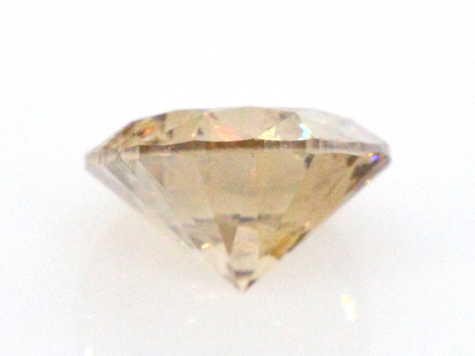 Diamant - 1.00 carat echte cognac gekleurde diamant (gecertificeerd)