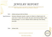 18k doublé solitair oorknoppen, moissaniet 2.00 ct — foto 7