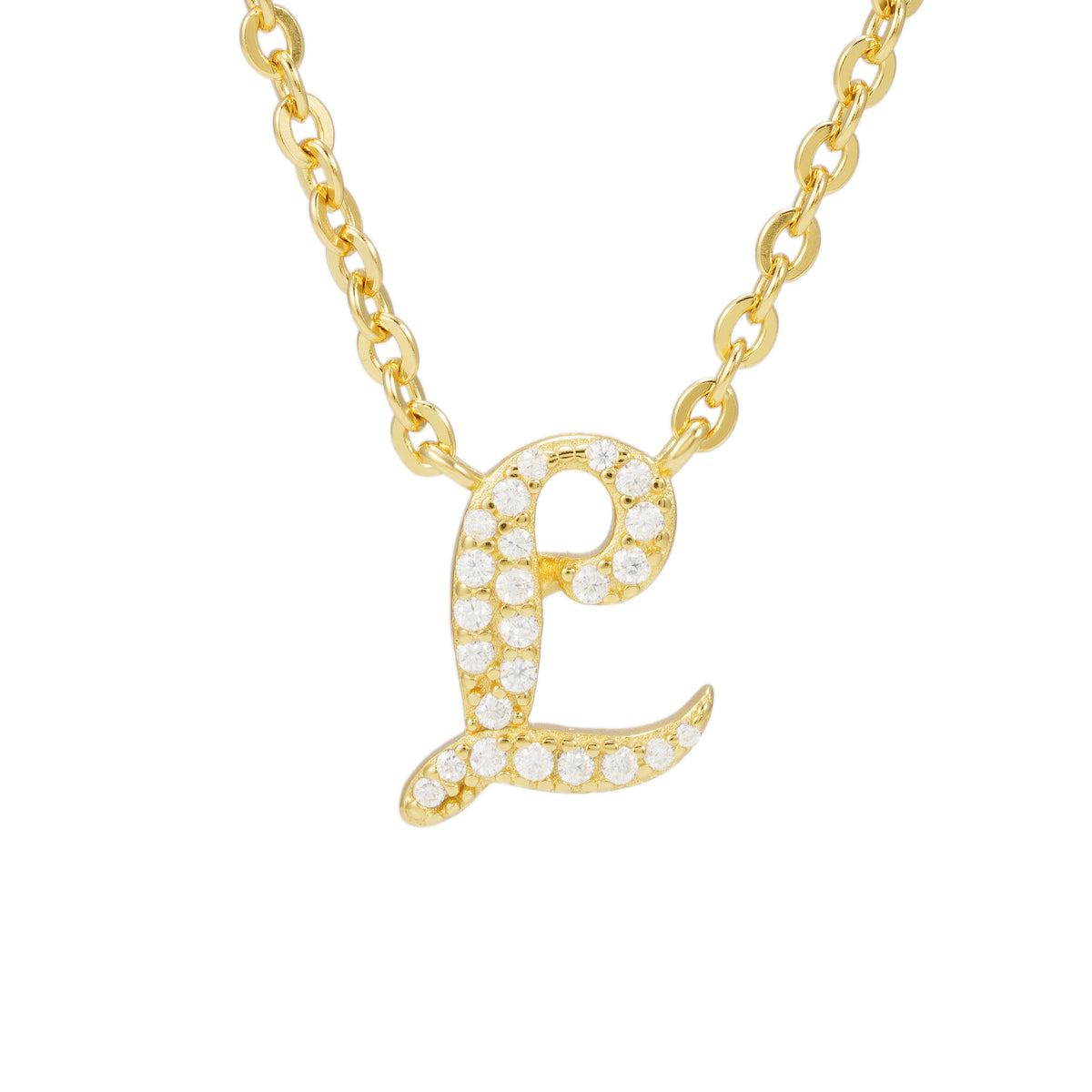 Collier met letter hanger L